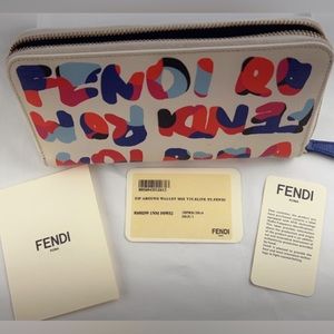 FENDI Graffiti Wallet